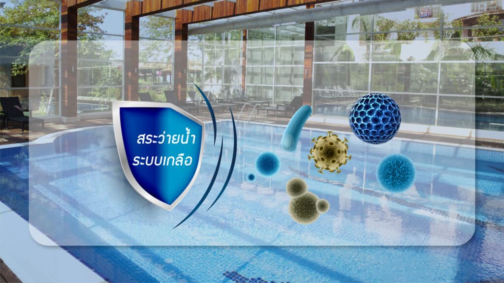 สระว่ายน้ำระบบเกลือ