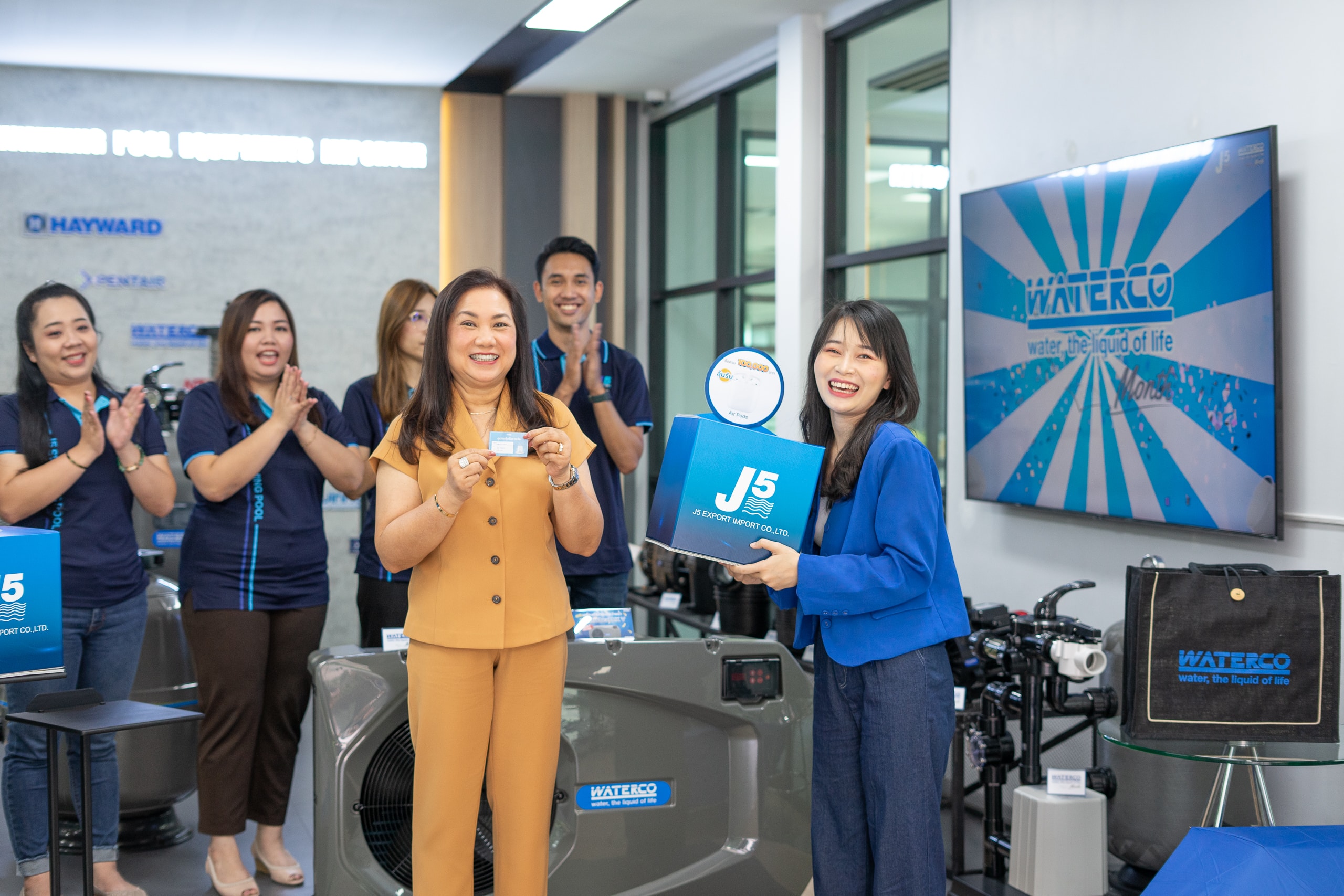 บรรยากาศการจับรางวัล Waterco Month 2022