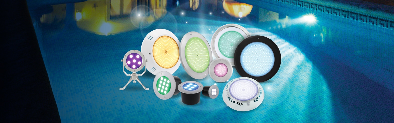 รวมไฟสระว่ายน้ำ LED